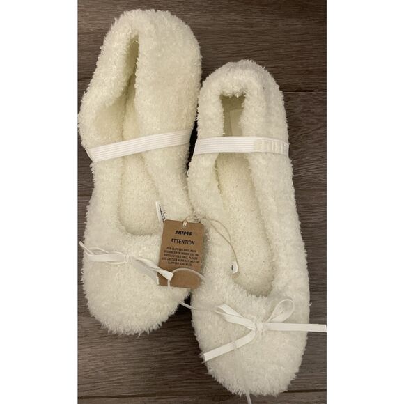 NWT'S SKIMS Cozy Ballet Slippers in Marble Womens Size 40 US 9.5 - Picture 5 of 6